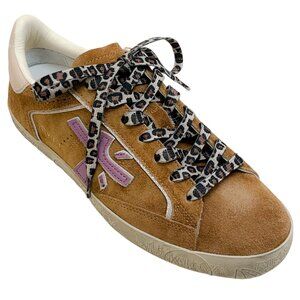 Premiata Camel Suede Timeless Sneakers